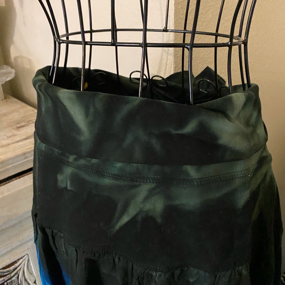Solitaire Strapless Ombre Teal & Black Maxi Dress or skirt - Picture 9 of 11